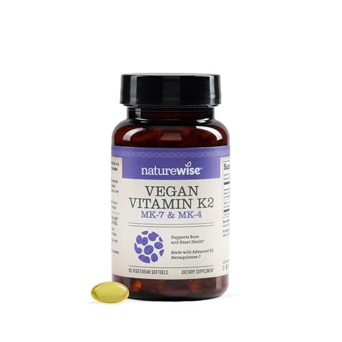 NatureWise Vitamin K2 600mcg Supplement with MK-7 100mcg…