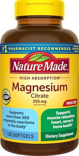 Nature Made Magnesium Citrate 250 mg per serving