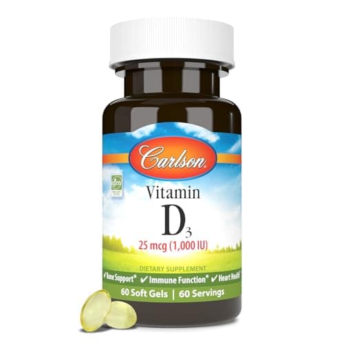 Carlson - Vitamin D3, 1000 IU (25 mcg), Bone Health, Muscle…