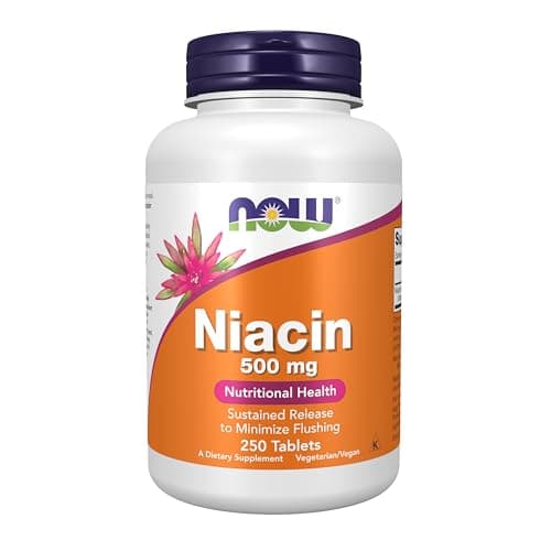 NOW Foods Supplements, Niacin (Vitamin B-3) 500 mg, Sustained…