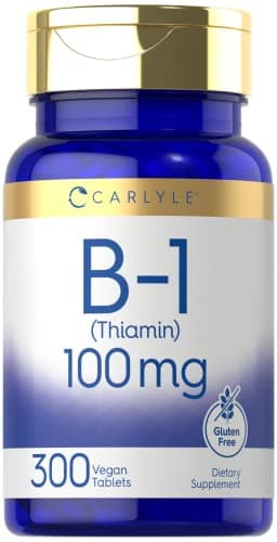Carlyle B1 Vitamin 100mg | 300 Tablets | Supplement for Women…