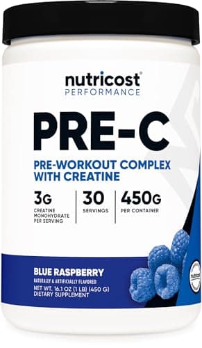 Nutricost Pre-C Pre-Workout Complex with Creatine (Blue…