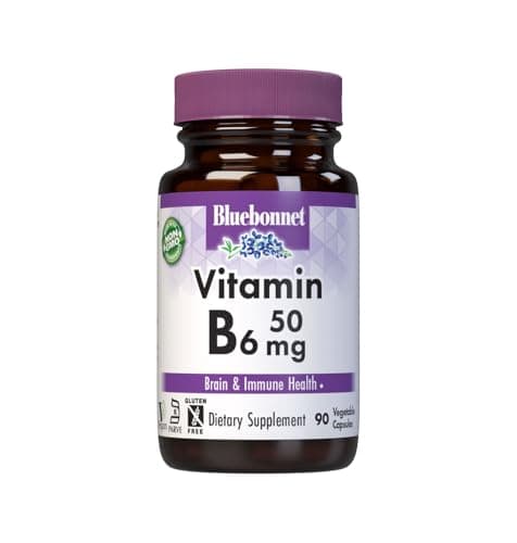 Bluebonnet Nutrition Vitamin B6 50mg Energy Vitamins for Women…