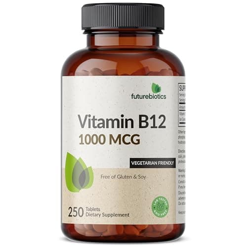 Vitamin B12 1000mcg Vegetarian Friendly Non-GMO, 250 Tablets