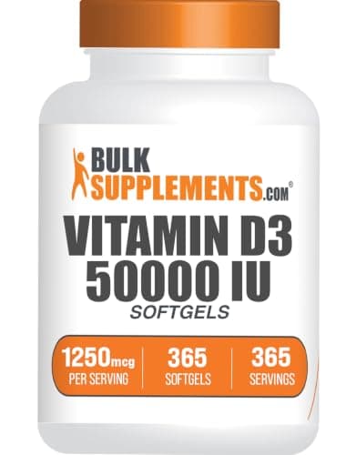 BulkSupplements.com Vitamin D3 Softgels - Gluten Free