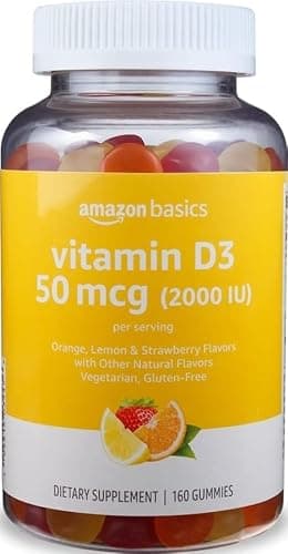 Amazon Basics Vitamin D3 2000 IU Gummies