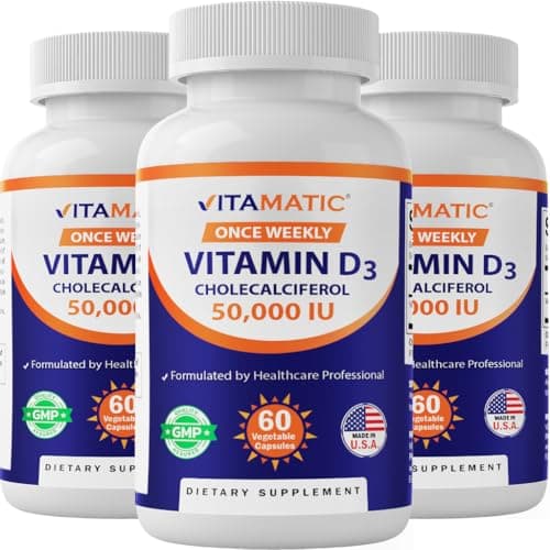Vitamatic 3 Pack Vitamin D3 50