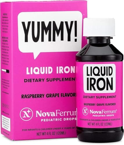 NovaFerrum Yummy | Pediatric Drops Liquid Iron Supplement…