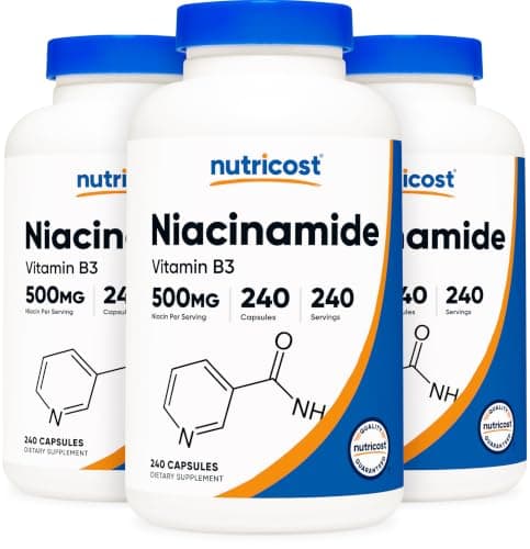 Nutricost Niacinamide (Vitamin B3) 500mg