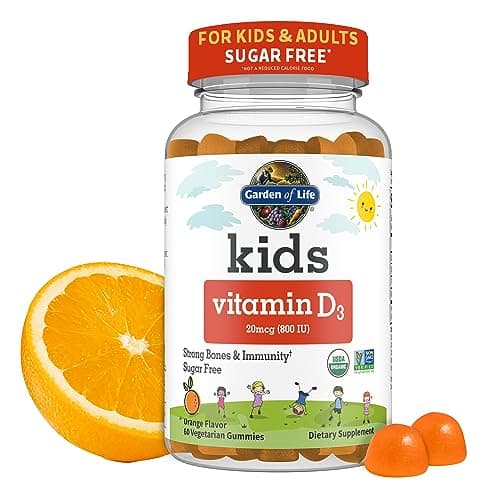 Garden of Life Kids, Vitamin D3, Orange, 20 mcg (800 IU), 60…