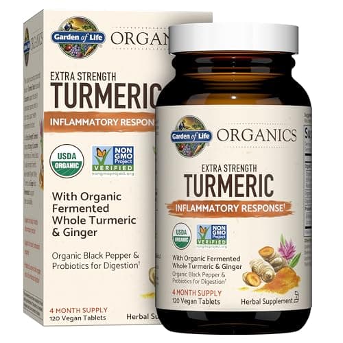 Garden of Life Organics Extra Strength Turmeric Inflammatory…