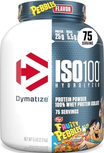 Dymatize x Fruity Pebbles ISO100 Whey Protein Powder Isolate