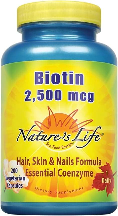 Nature's Life Biotin 2500mcg | Healthy Hair