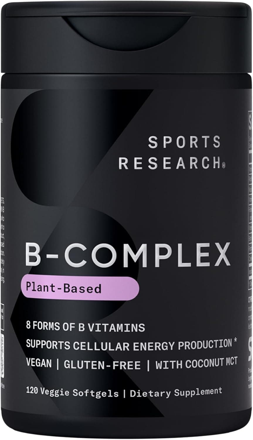 Sports Research Vitamin B-Complex with Methylated B12 & Folate