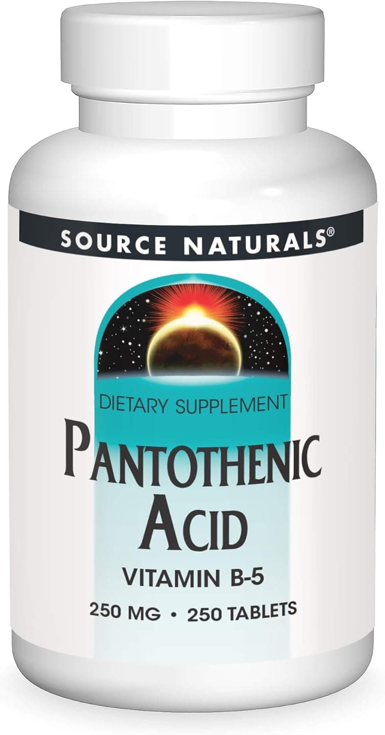 Source Naturals Pantothenic Acid 250 mg Vitamin B-5 Dietary…