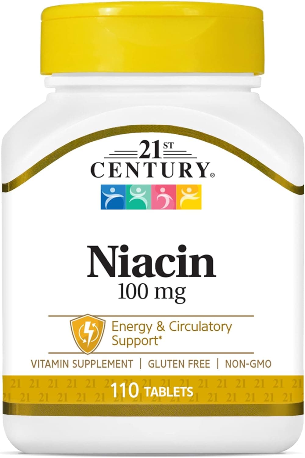 21st Century Niacin 100 Mg Tablets, 110 Count (Pack of 3)