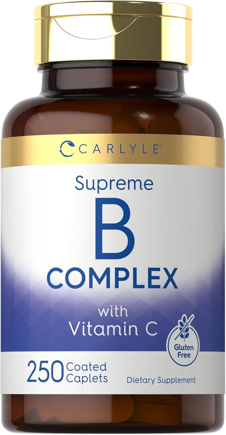 Carlyle Vitamin B Complex Vitamins | 250 Caplets |…