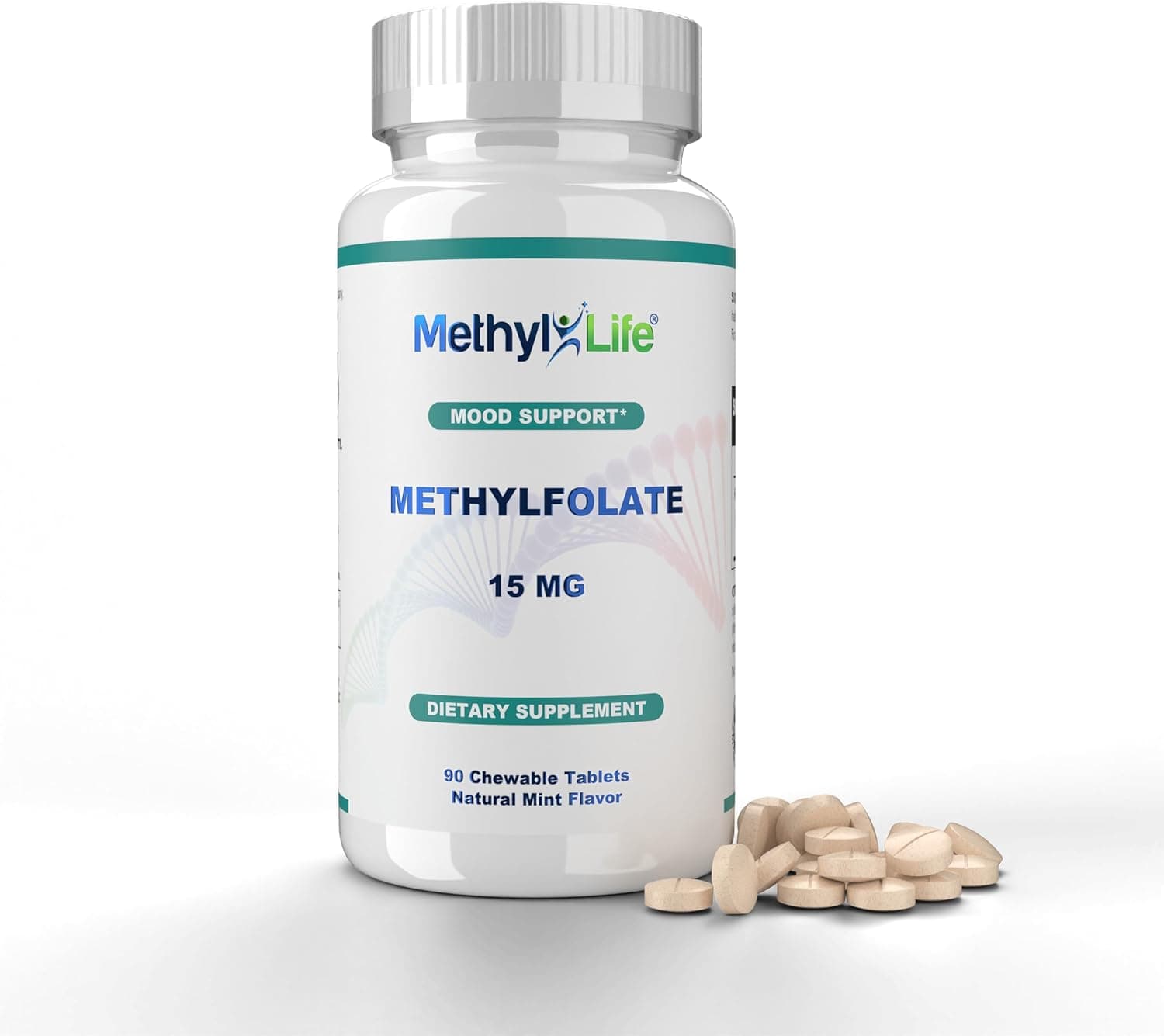 Methyl-Life® L-Methylfolate 15 mg for Women & Men – Active…