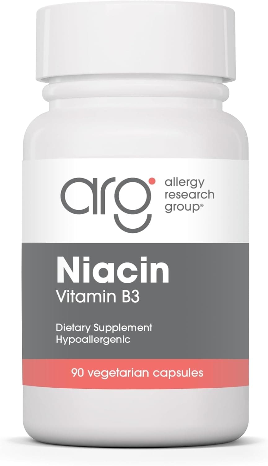 Allergy Research Group ARG Niacin with Vitamin B3-250 mg…