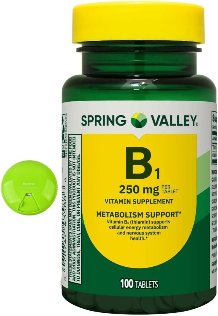 SUREFECT Spring Valley Vitamin B1 (Thiamin) 250 mg - 100…