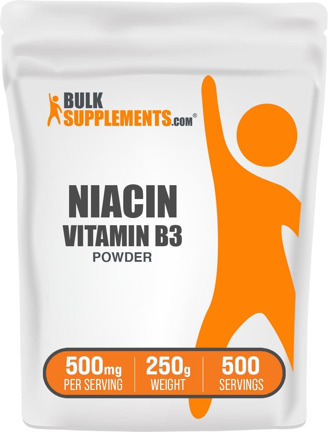 BulkSupplements.com Niacin Powder - Vitamin B3 Supplement