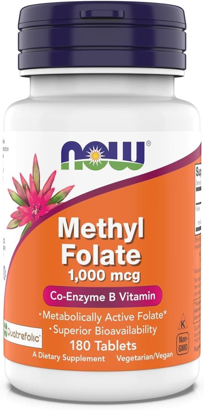 Now Supplements Methyl Folate 1