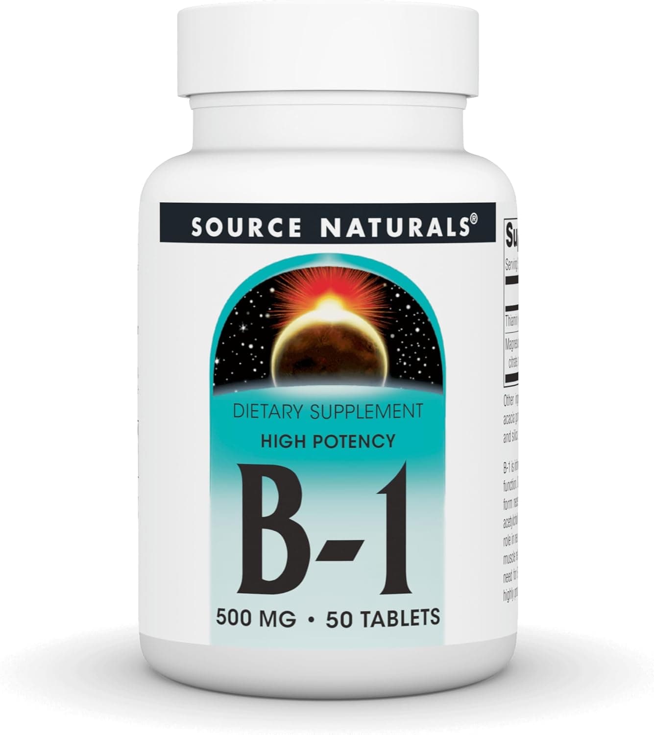 Source Naturals Vitamin B-1 Thiamin 500mg - High Potency