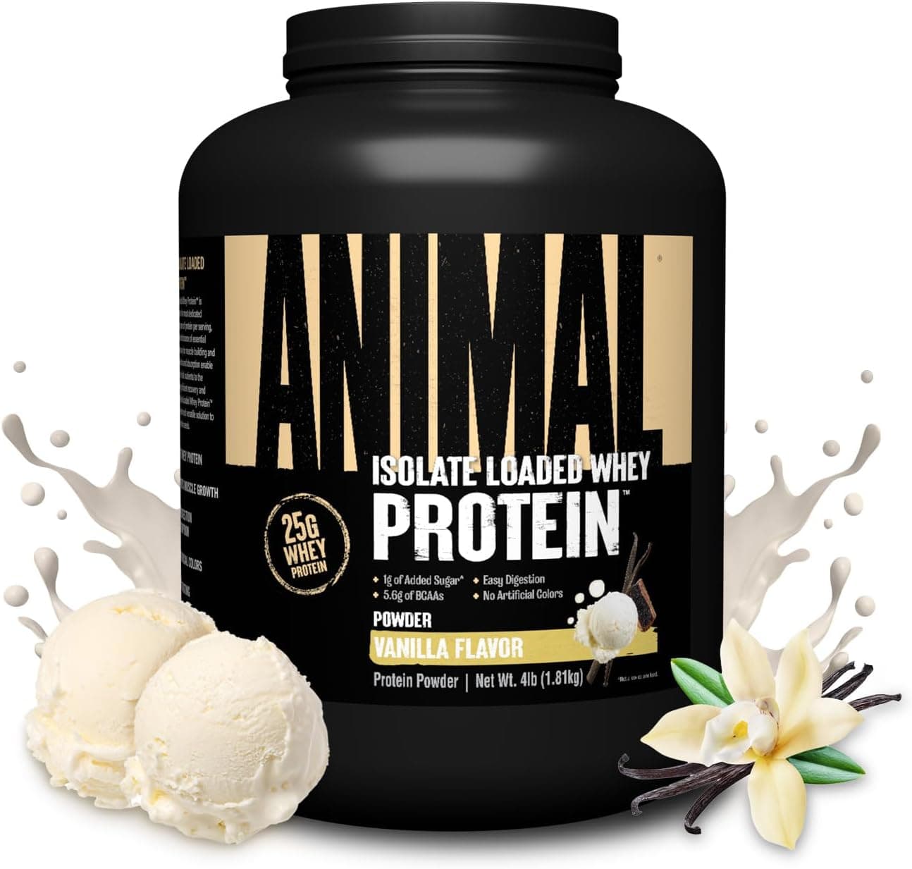 Animal Whey Isolate Protein Powder - Loaded for Pre & Post…