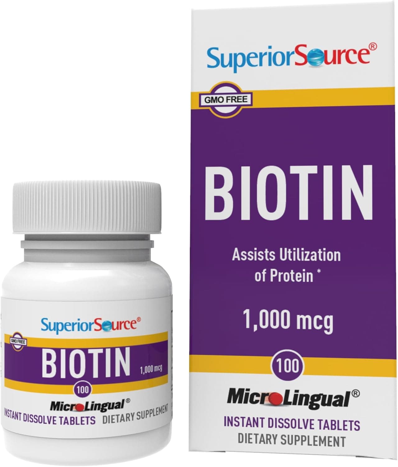Superior Source Biotin 1000 mcg. Under The Tongue Quick…