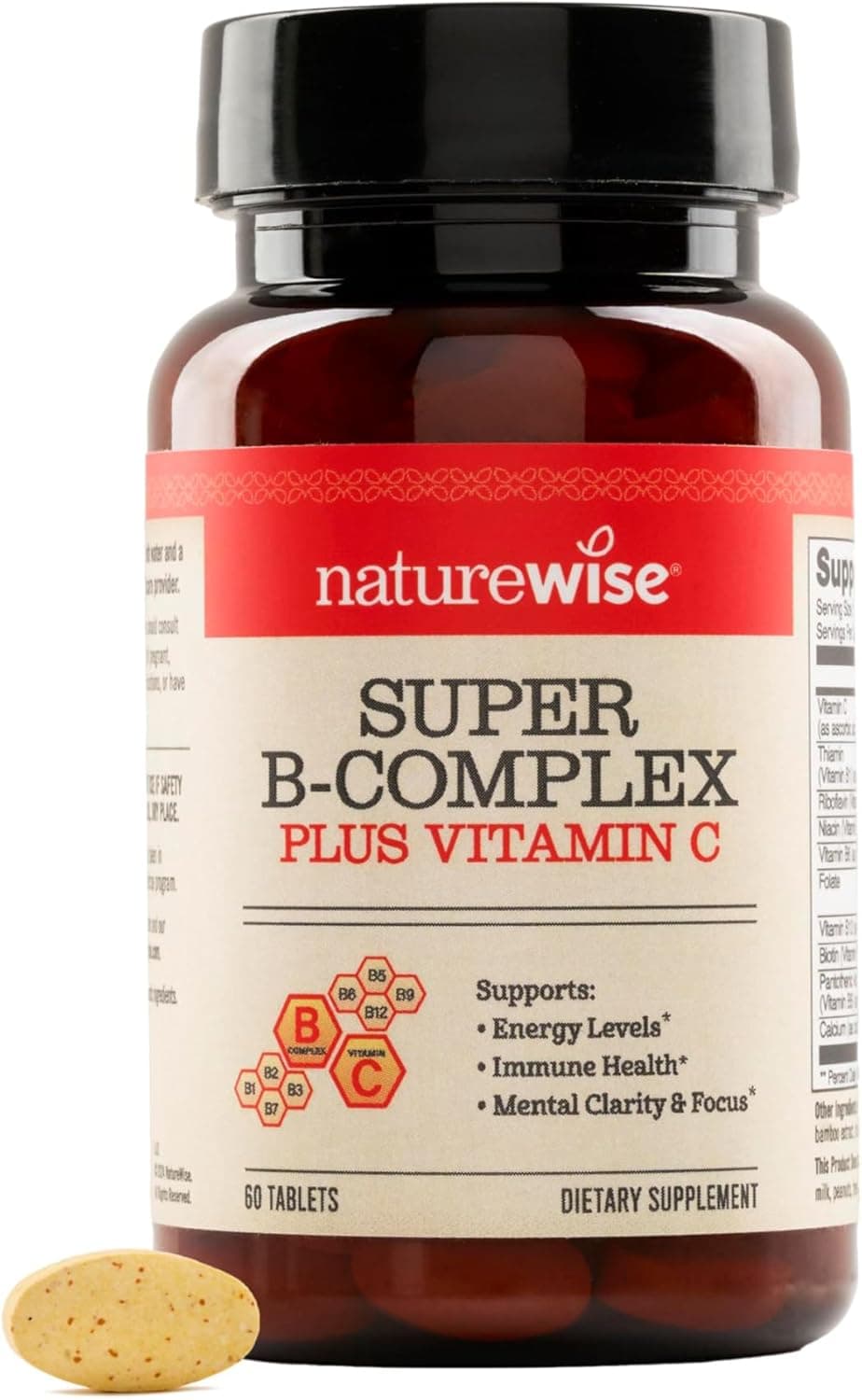 NatureWise Super Vitamin B Complex for Women and Men -…
