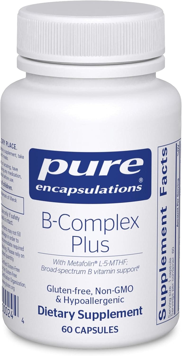 Pure Encapsulations B-Complex Plus with Vitamin B12 & More