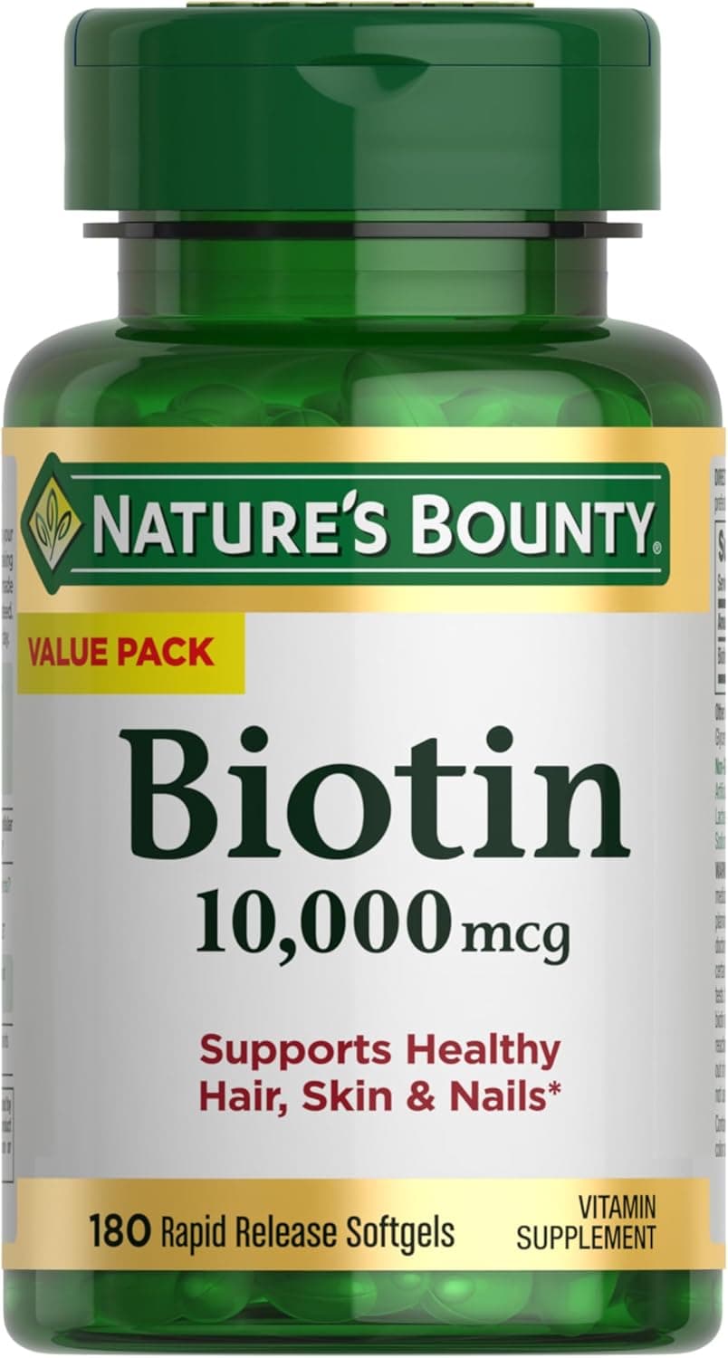 Nature's Bounty Biotin Hair Skin and Nails Vitamins