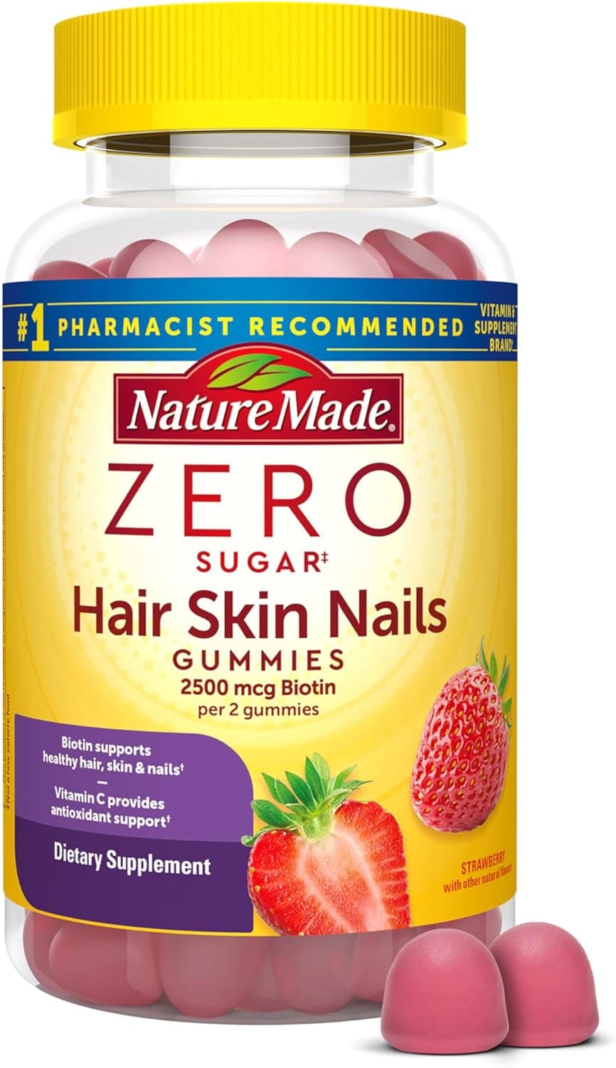 Nature Made Zero Sugar Hair Skin Nails Gummies