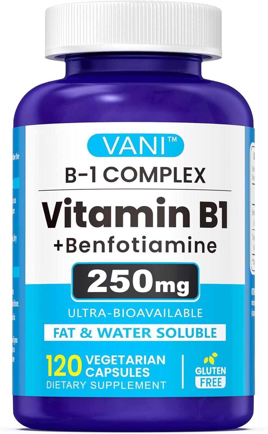VANI 250mg Vitamin B1 with Benfotiamine