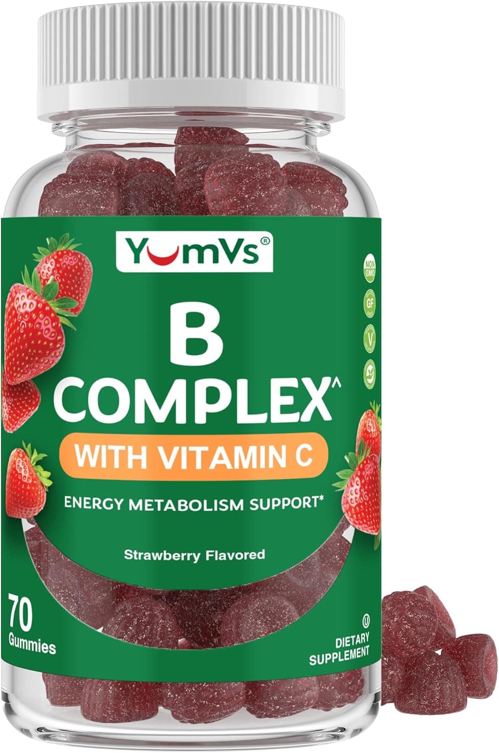 B Complex Gummies with Vitamin C – Great Tasting 1 a Day…