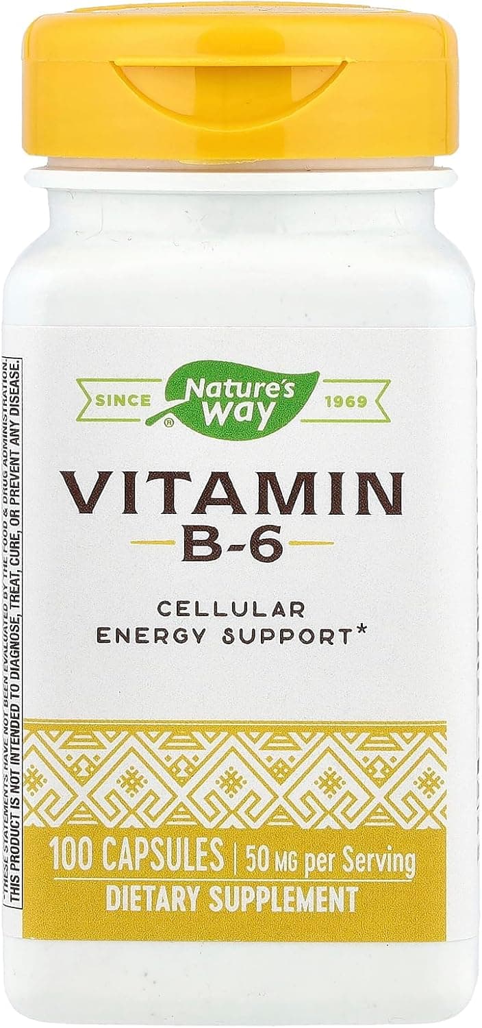 Nature's Way High Potency Vitamin B-6 Supplement