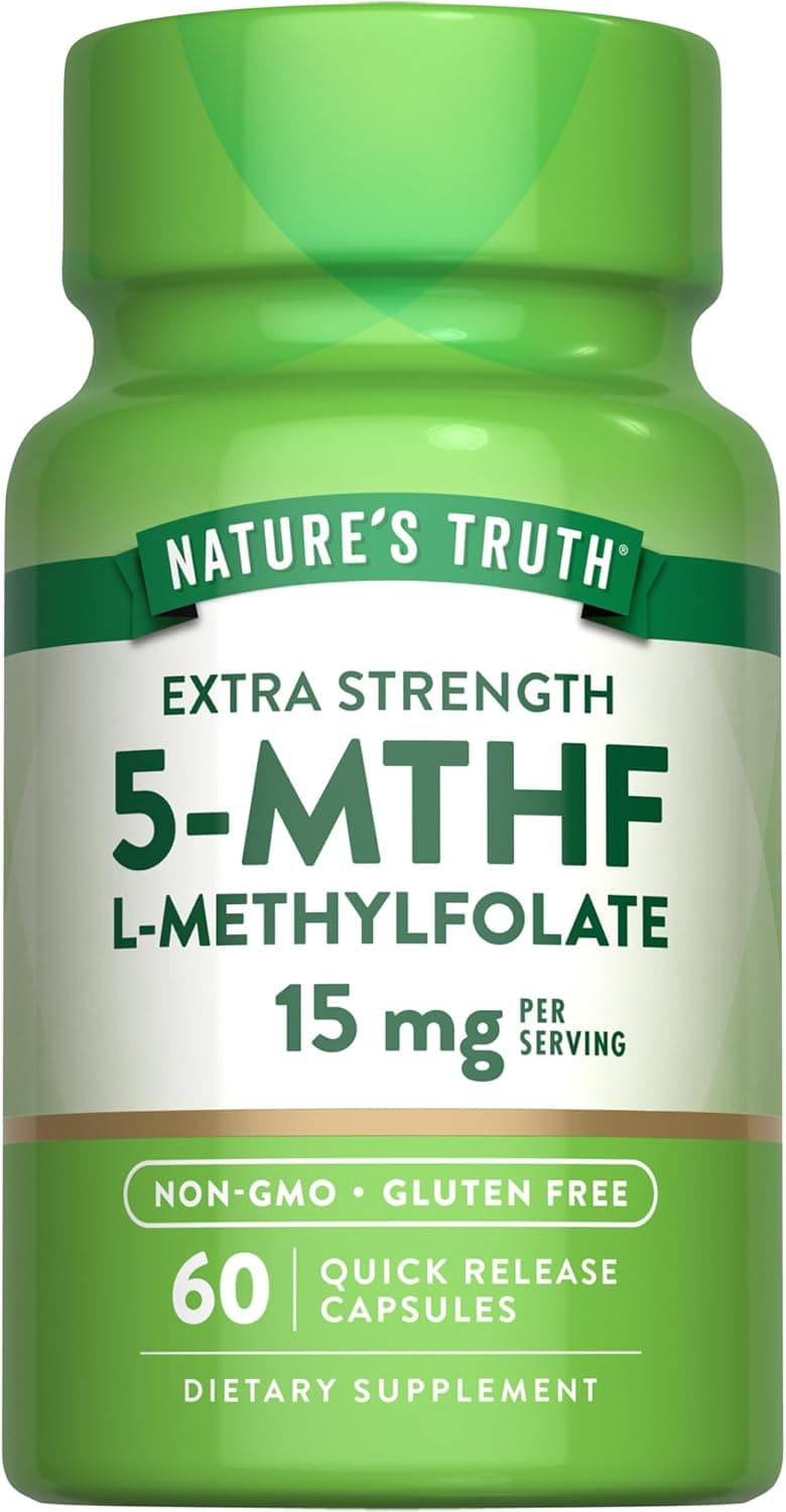 Nature's Truth L Methylfolate 15mg | 60 Capsules | Non-GMO…