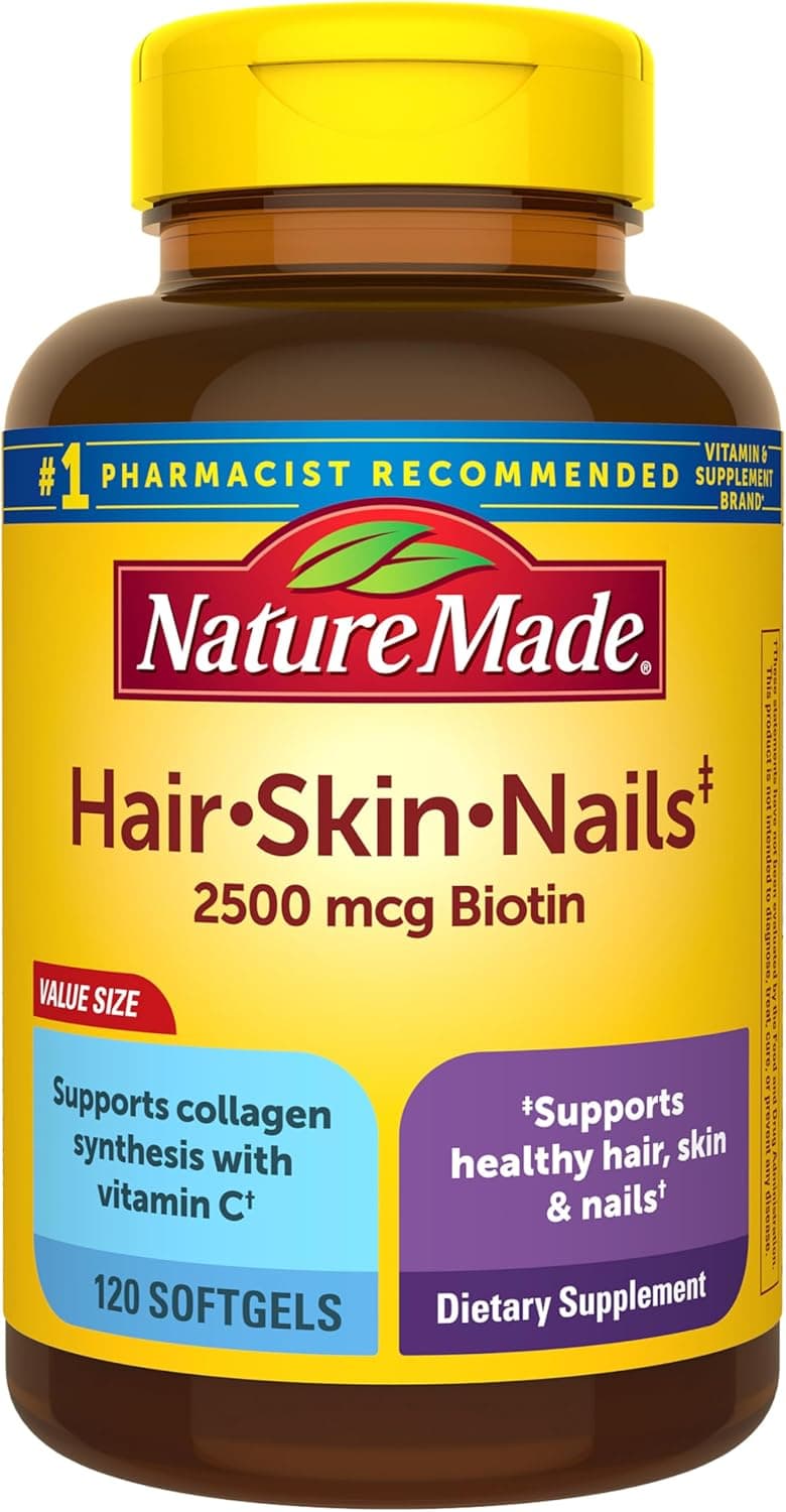Nature Made Hair Skin and Nails with Biotin 2500 mcg