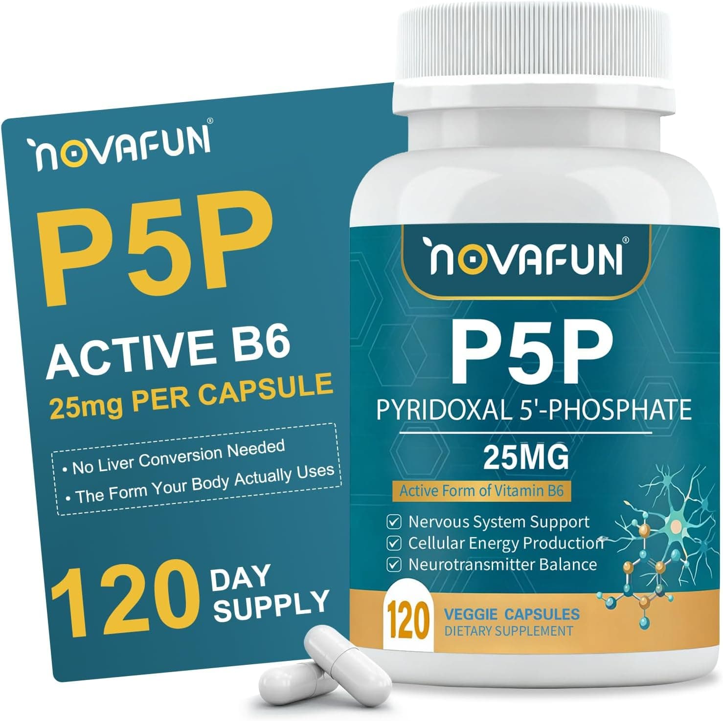 P5P 25mg - Active Vitamin B6