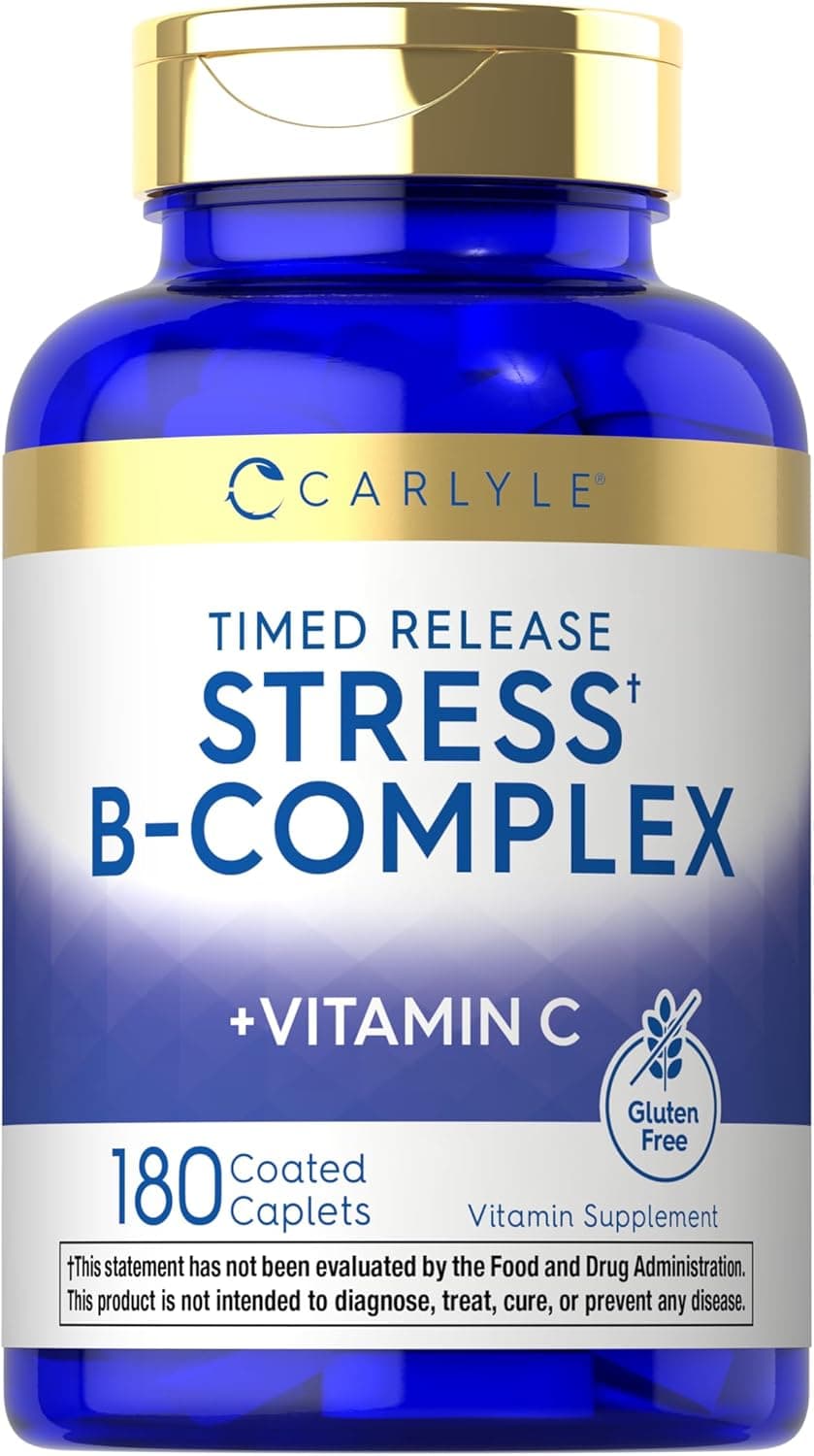 Carlyle Stress B Complex with Vitamin C | 180 Caplets |…
