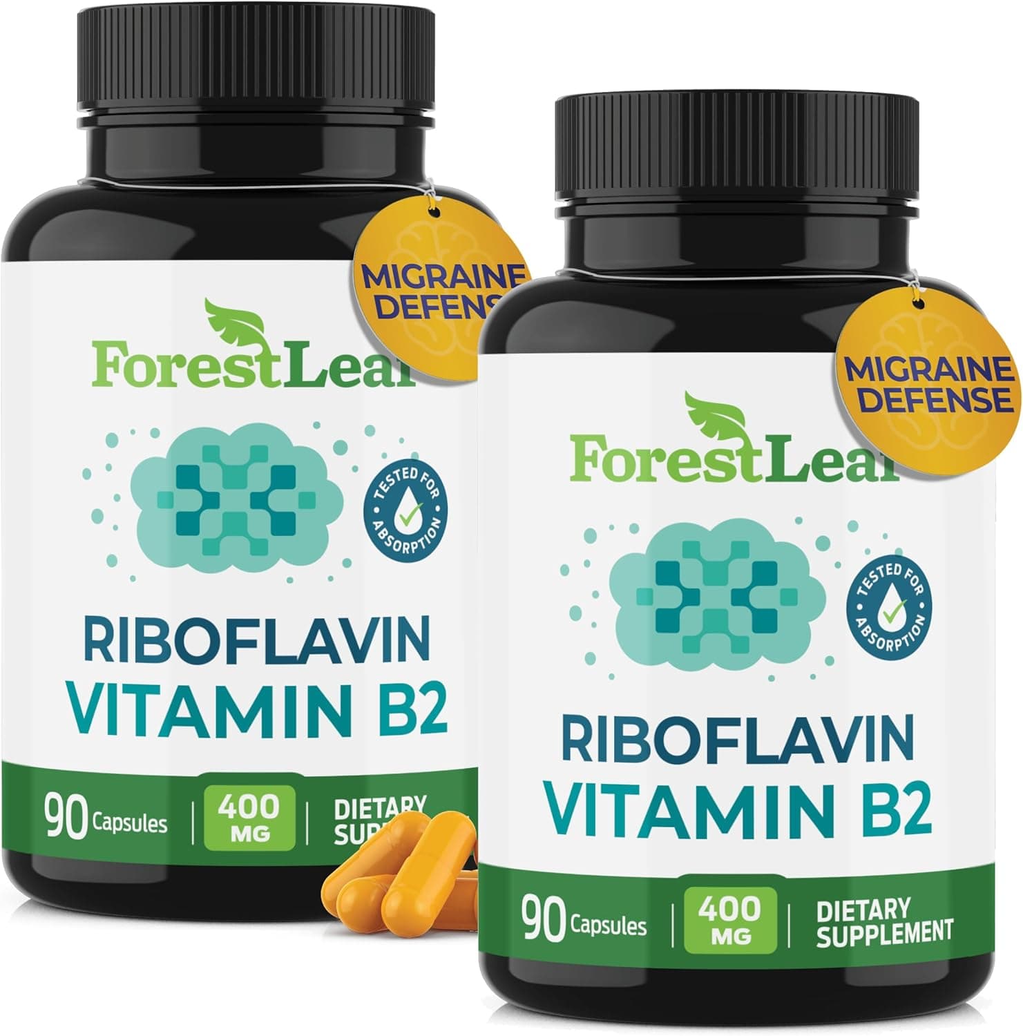 Vitamin B2 Riboflavin 400mg - Energy
