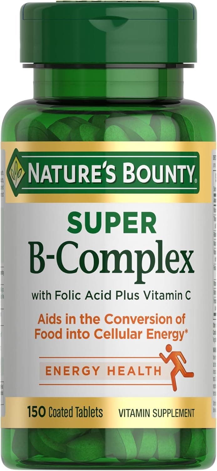 Nature's Bounty Super B Complex Vitamins with Vitamin C…