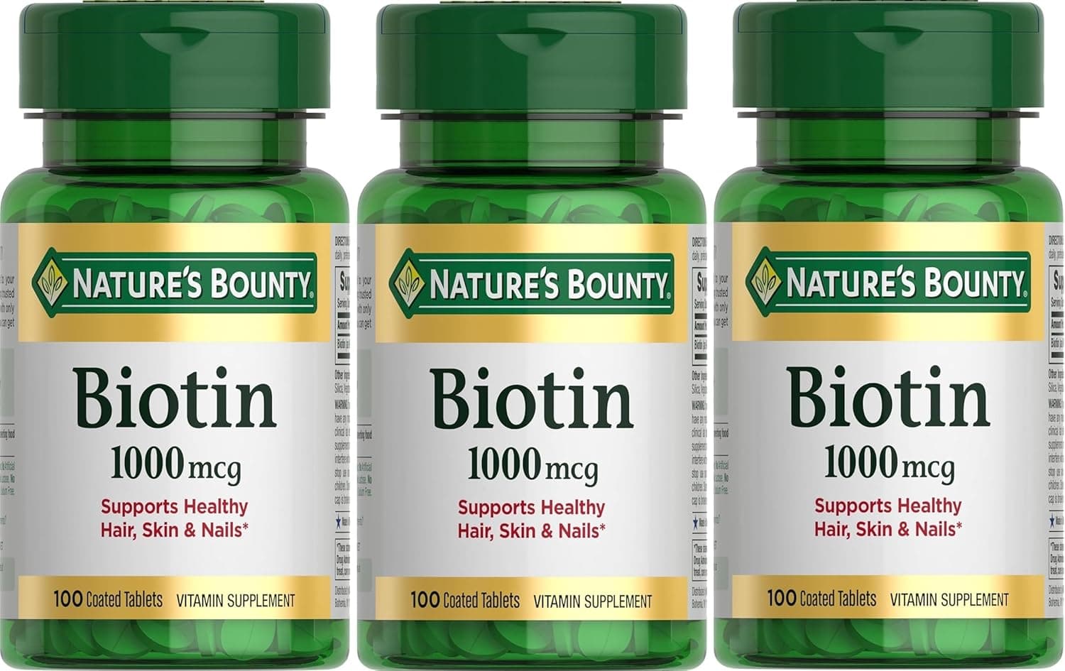 Nature's Bounty Biotin 1000 mcg Tablets